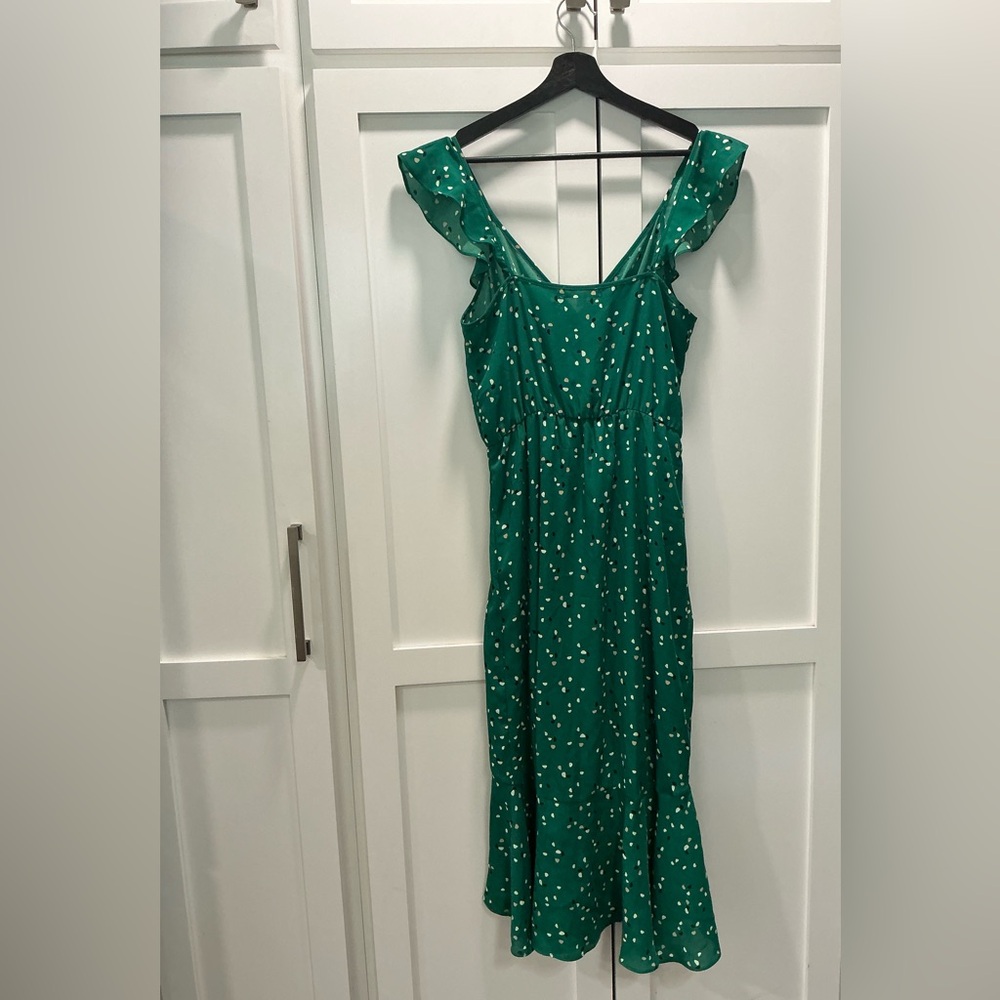 Socialite Ruffle Wrap Midi Dress - Picture 5 of 5